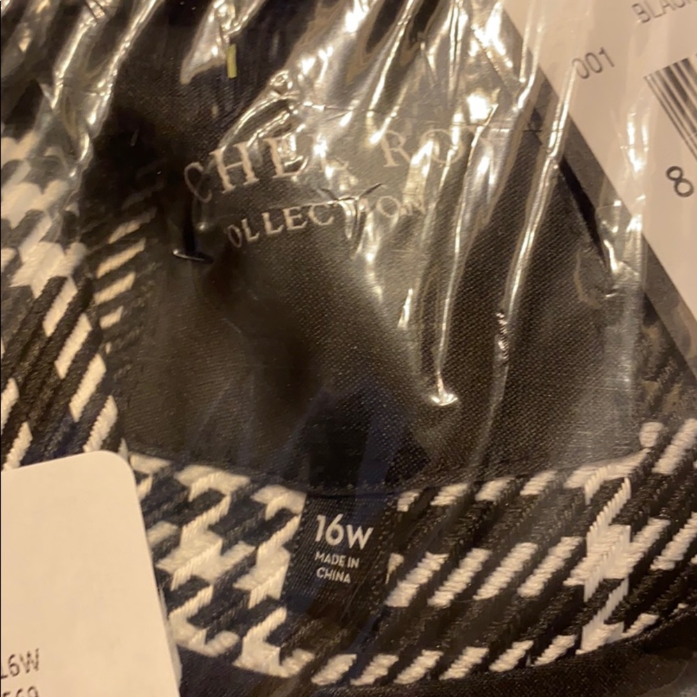 Rachel Roy Plaid Blazer black and white NWT - Picture 5 of 8